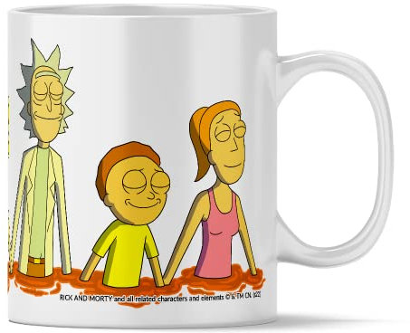 ERT GROUP Original und offiziell lizenziert von Rick and Morty Keramikbecher, Muster Morty 003, Kaffee- und Teebecher Tasse 330ml