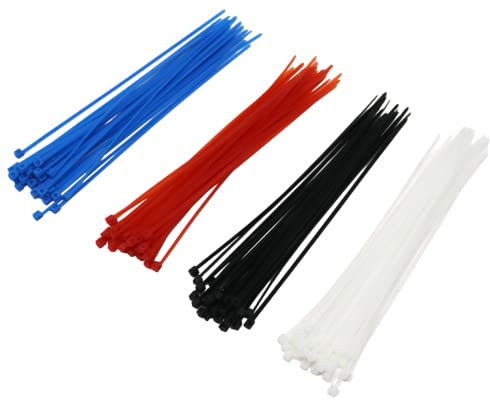fiXte Cable Ties Multi Use 2mm x 150mm Plastic Tie Wraps Zip Ties Office Home Garden Garage Workshop (Pack of 120)