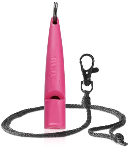 ACME Hundepfeife No. 211,5 (Update 2023) mit GRATIS Pfeifenband in matt-schwarz | Alpha | Ideal für den Rückruf | Große Reichweite | Frequenzstandardisiert (Magenta)