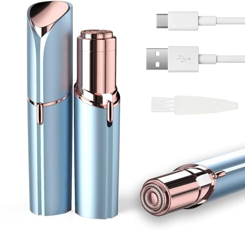 innobeaut Facial Hair Removal for Women, Electric Painless Facial Hair Remover for Face, Lip, Chin with USB Rechargeable, Blue(Device Only)