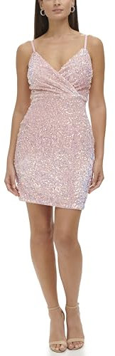 GUESS Gdsp5389 Robe, Blush Multi, 42 Femme