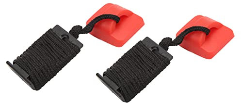 HUAOSN 2PCS Magnetischer Sicherheitsschalter, Laufmaschinen Sicherheitsschalter, Not Aus Laufband Zubehör, Universal Magnet Not Aus Laufbandschlüssel für Fitnessstudio