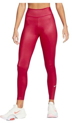 NIKE Dri Fit One Mid Rise Shine Leggings XL
