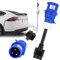 Aisny Adapter für Tesla, 3-Pin CEE Adapter für Tesla Model S/3/X/Y 32A Gen 2 EV 220-250V Ladekabelverlängerung Ladegerät Ladekabel Ladestation für Tesla Das Erdungskabel Muss Angeschlossen Werden