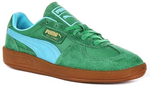 Puma Men's パレルモ ヴィンテージ Sneakers, 25 Spring Summer Colors Archive Green/Bright Aqua (01), 23.5 cm