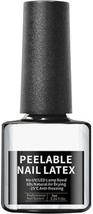 Nail Polish Barrier - Must-Have Manicure Accessory, Easy-to-Use Skin Protector | 7ml Nail Latex Peel off, Flexible Nail Polish Shield, No- Nail Application, Perfect for and Profession