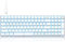 TMKB T98SE - Tastiera meccanica da gioco, LED, tasti numerici, cavo dati di tipo C, anti-ghosting, tastiera a 98 tasti con interruttore rosso lineare, layout US per PC Windows Gamer, colore: Bianco