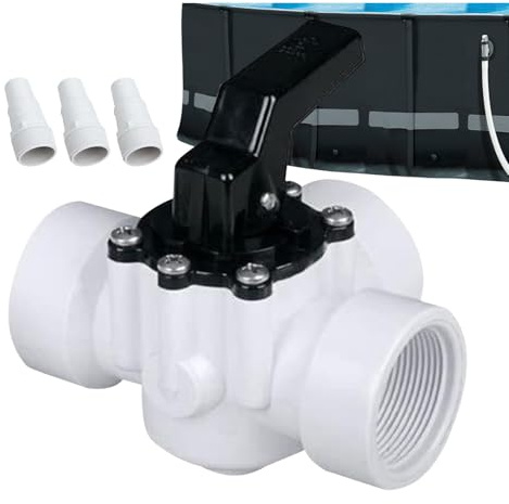 Tewzafiya Spaßventil, Poolventil, Schlauchadapter für Poolventil | 3-Wege-Ersatz-Verteiler-Adapter mit Griff für Spa, Haus, Garten,