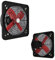 UVCMDUI Ventilador axial Industrial, Extractor de Aire para Cocina, Extractor axial, Ventilador axial Plano Comercial para Cocina, Catering y almacén (Negro),18.37 in/46.67cm
