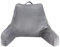 VEVOR Reading Pillow, Standard Size Bed Pillow with Shredded Memory Foam, with 3 Pockets and Washable Short Velvet Cloth, Top with Handle, for Watching TV, Reading, Gaming, Resting, Grey