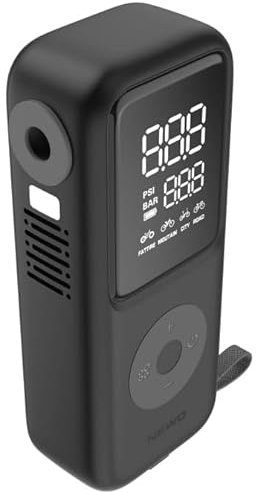 GPUTEK BG-BL02 Mini Electric Bike Pump 120PSI Bicycle Pump with Pressure Gauge and 5 Preset Modes for Schrader and Presta Valve Bike Tyre Pump for Road, Mountain, City and Fat Tyre Bikes