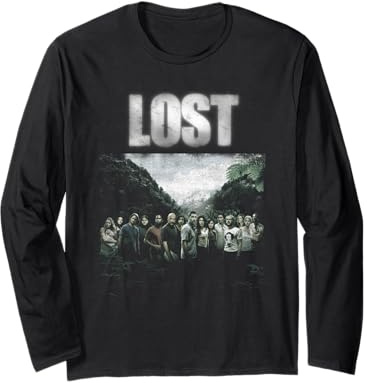 Lost Vintage Distressed Season 2 Cast Photo TV Show Langarmshirt