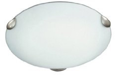 Philips Lighting 300811710 Judy Plafonnier en verre rond, crochets en acier