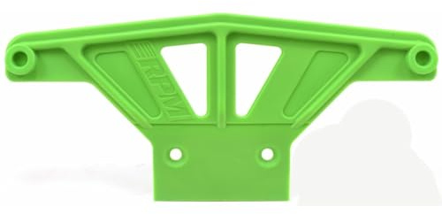 RPM Wide Front Bumper Black Rustler, Stampede, Bandit, Green