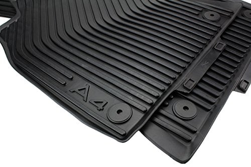 Original Audi Gummimatten Original Qualität Fußmatten Gummi schwarz 2-teilig