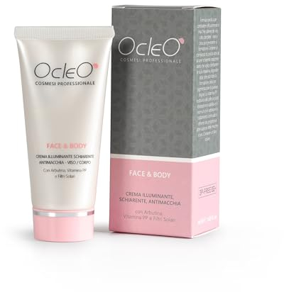 CREMA ILLUMINANTE SCHIARENTE A/MACCHIE VISO/CORPO 3PFREE ML 50 Con Arbutina, Vitamina PP e Filtri Solari