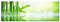 decomonkey - Impression sur Toile Bambou 120x40 1 Pièce - Tableau Décoration Appartement Cadre en Bois Déco Salon Peinture sur Toile Maison Bambous nature orienter les plantes l'eau zen vert