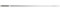 Fleck - SilkTouch, Premium Dressurgerte 110 cm, Metallbeschläge in Chrom