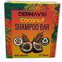 Derma V10 Coconut Shampoo Bar, Pack of 2