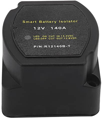 FEETER 12V 140A Voltage Sensitive Battery Isolator - Automatic Charging Relay for Car Accessories