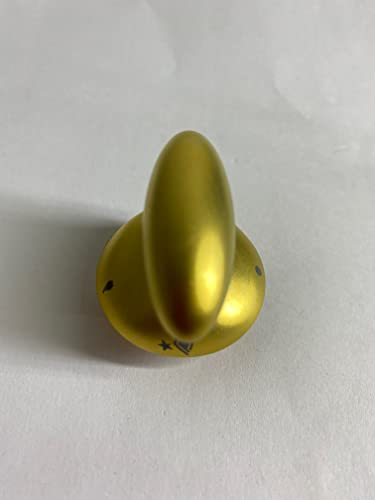 COMPATIBILI CON FRANKE TREND 1 manopole in plastica dura verniciate colore oro per piano cottura a gas MN 1253