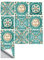 Funlife selbstklebende Fliesenaufkleber Wandsticker für Küche, Badezimmer,Rückenwand, PVC, mit Schutzschicht, kratzfest, wasserdicht, Fliesenfolie, 20x20 cm, 10 Stück, Italien