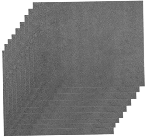 SunaOmni 10 Stück verdickte magische Reinigungstuch, streifenfreie Wunderreinigungstücher wiederverwendbarer Allzweck-Mikrofaser-Handtücher für Küchen, Glas, Autos 30 × 40 cm graue Reinigungstücher