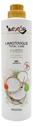 Wexor Total Care - Lavastoviglie con limetta selvatica e pompelmo rosa, 1 x 750 ml