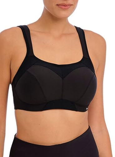 Freya High-Octane Bügel-Sport-BH, Schwarz Schwarz, 85C, Schwarz , 85C