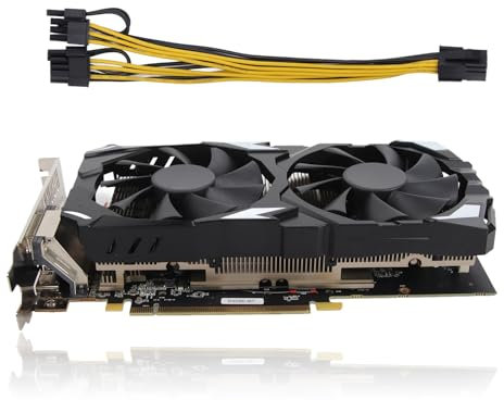Dpofirs Gaming Grafikkarte RX580, 8GB GDDR5 256-Bit, für 10/11, Linux, DirectX 12,PCI Express 3.0