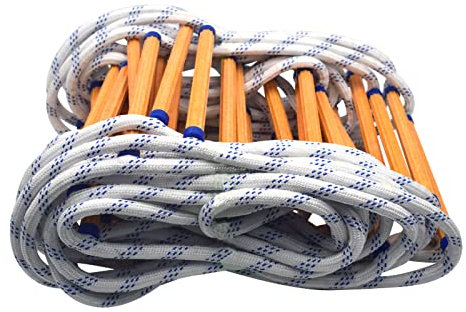 Topyond Feuerleiter-Seilleiter, Fenster-Notleiter, Widerstandsfähige Sicherheits-Seilleiter, Schnell Aufklappbar Und Robust, Für Rettung Im Freien Und Flucht aus Der Luft