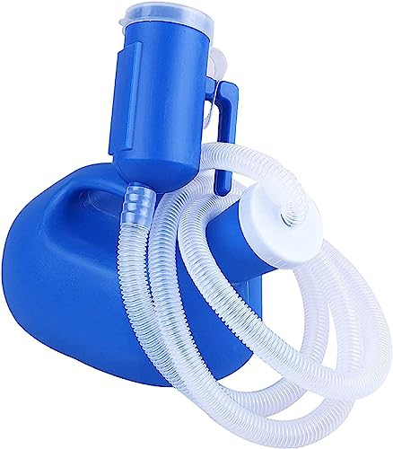 Bouteille d'urinoir mâle, toilettes de camping, bouteille d'urine, bouteilles d'urine for hommes portables avec tube de 1,3 m de long, bouteille de pipi 2000 ml for la maison, le camping, les voyages