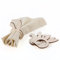 Logbuch-Verlag 6 x Serviettenringe Ostern Osterhase Serviettenhalter Tischdeko Osterbrunch Natur aus Holz Hasenohr 5,5 x 9 cm