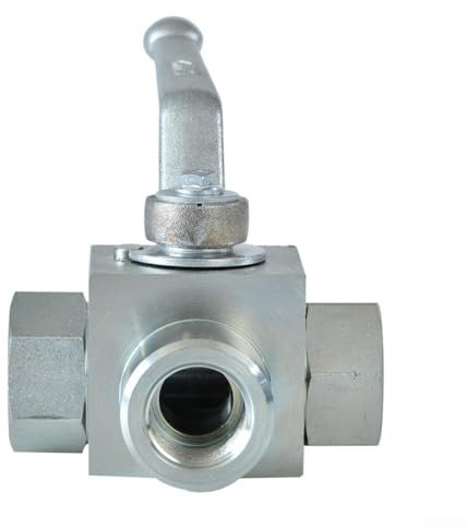 SUPAIDM Vanne à Bille 3 Voies en Acier Inoxydable à Belle Pression, Pratique, Commutation multicanal, Conception résistante aux Hautes Pressions (dn6)