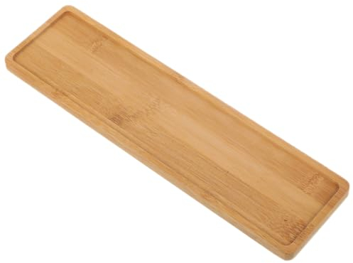 Milisten Piccoli Vassoi in Legno Rettangolari Taglieri Lunghi per Vassoi da Portata in Legno Piatti per Formaggi Vassoi per Dessert Piatti per Antipasti per Biscotti Snack Dessert