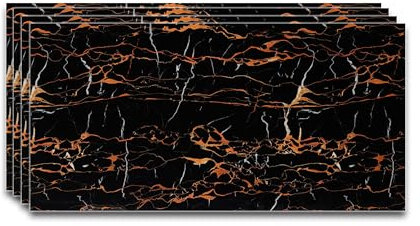 IZODEKOR Marble Look Cladding - 4 Pcs 120x60cm – Panels for Bathroom, Kitchen & Bedroom, Alternative to Tile, Shower Panels, Granite Effect PVC | Dragon