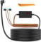 XMSJSIY Dash Cam Hardwire Kit Micro USB 12V-24V zu 5V Step-Down Kabel Micro USB Hard Wire Kit mit LED Bildschirm Unterstützung 24 Stunden Überwachung Stromkabel für Dash Kamera GPS DVR - 3.2M/10.5FT