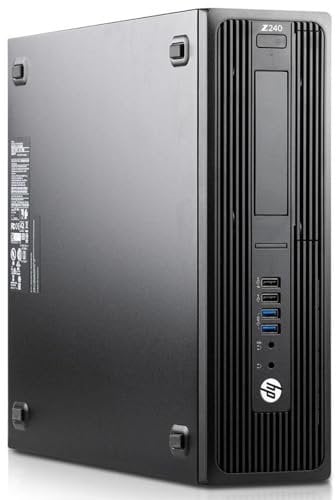HP Workstation Z240 SFF PC Desktop-Computer, Prozessor Core i7-6700, 32 GB RAM, SSD Festplatte 1TB NVMe, dedizierte Grafikkarte Nvidia Quadro P1000 4GB Win 10 Pro (generalüberholt)