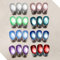 NAILGIL Glass Cat Eye Gel Nail Polish Set with Magnet, Silk Magnetic Cats Eye Gel Polish Jelly Siliver Green Blue Violet Red Ceramic Cateye Velvet Effect Soak Off Salon Quality, Green Blue Set