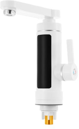 Elektrischer Wasserhahn,Küche Wasserhahn,360° Drehbar,304 Edelstahl-Heizrohr,LED-Anzeige,3000W,Dual-Purpose Kalt und Heiß,Küchenarmaturen Badarmatur