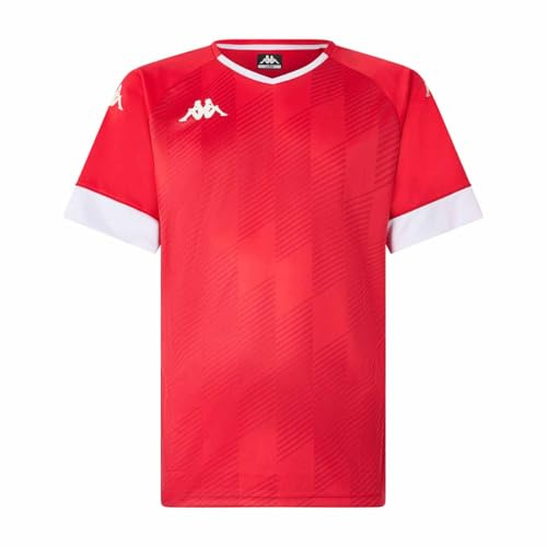Kappa FOSCO Act Jersey | sportliches Design | erhältlich in verschiedenen Größen/Farben | Rot 3XL