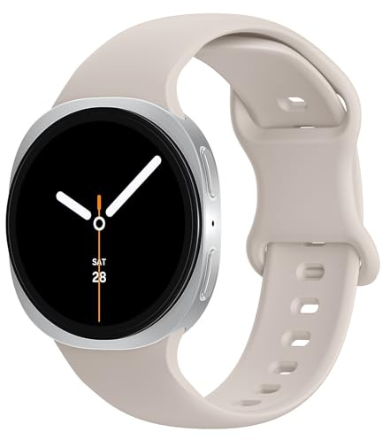 Sportarmband für Samsung Galaxy Watch 9 8 Armband 40mm 44mm/8 Classic 46mm Damen Herren,Wasserdichtes Atmungsaktives Weiche Silikon Sport Band für Galaxy Watch 8 Classic Armband 46mm/44 mm 40mm Strap