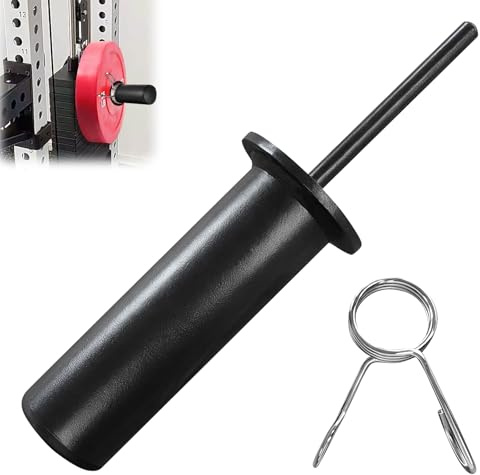 Gym Pin für Zusatzgewicht, Weight Stack Pin Ersatz, Metall Gewichtsstapelstift Mit Sicherungsring Weight Stack Pin, Länge 110mm Durchmesser 10mm für Fitnessgeräte und Kraftstation