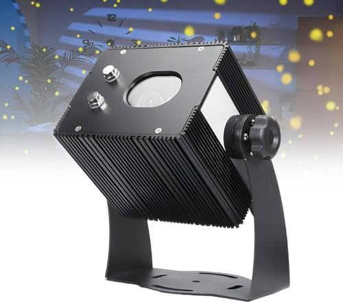 GAYAYAS Projecteur de lumières de Noël étanche, projecteur LED d'extérieur avec Effets d'étoiles, projecteur Mobile pour Jardin, terrasse et décoration d'événements Multi
