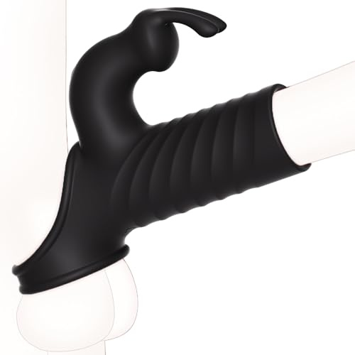 Sex Spielzeug für die Paare Penisring Vibrator mit 10 Vibrationsmodi Cockring Vibration Silikon Penistrainer mit Rabbit Vibrator für Klitoris Stimulator Masturbation Erotik Sex Toys für Männer Extrem
