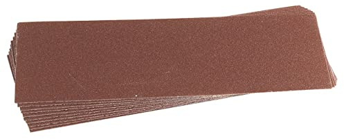 Draper 59108 Ten 280 x 115mm Aluminium Oxide Sanding Sheets, Brown, 280 x 115 mm, Set of 10 Pieces
