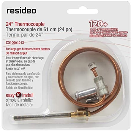 Honeywell cq100 a1013 24 Ersatz Thermoelement für Gas-Öfen, Kessel und Warmwasserbereiter