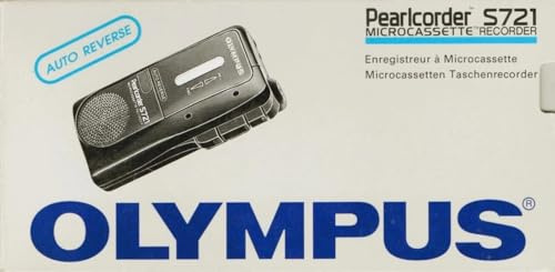 Olympus Pearlcorder S721 dictaphone pour microcassette Noir