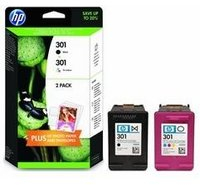 HP Envy 5532 e-All-in-One Drucker – 301 Schwarz & Farbe 2er-Pack – Originalpatronen