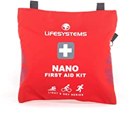 Lifesystems „Light & Dry Nano“ Erste-Hilfe-Set, CE-konformer Inhalt, Speziell entwickelt für Abenteuer, Triathlon, Sport, Red